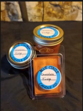 Soy Candle Chocolate Fudge | Hand-Made Soy Candle | Fall Decor | Mason Jar Candle | 16 oz. Candle | 8 oz. Candle | Hand Poured